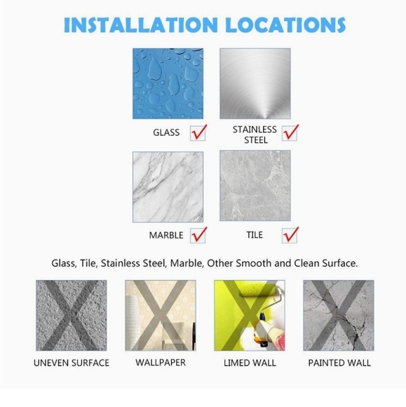 Wall Mounted Shower Caddy Bathroom Organizer NEW in Box - Picture 3 of 10